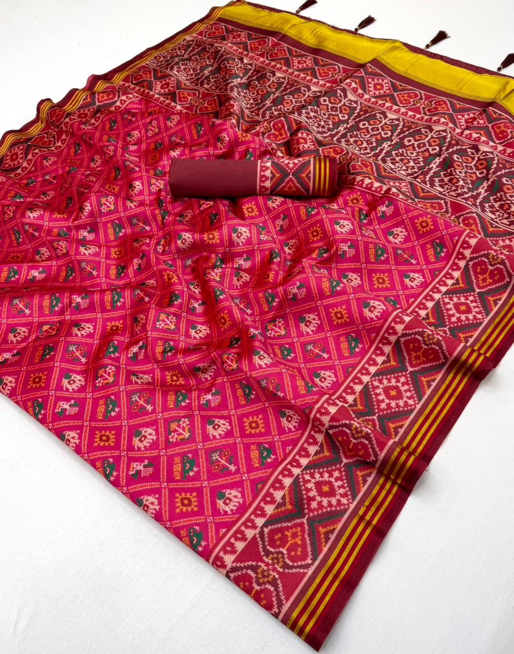 patola silk saree